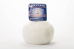 Пряжа Mondial Le Perle Prestigio, Color No.0426 молочний