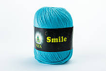 Напівшерстяна Пряжа Vita Smile, Color No.3507 бірюза
