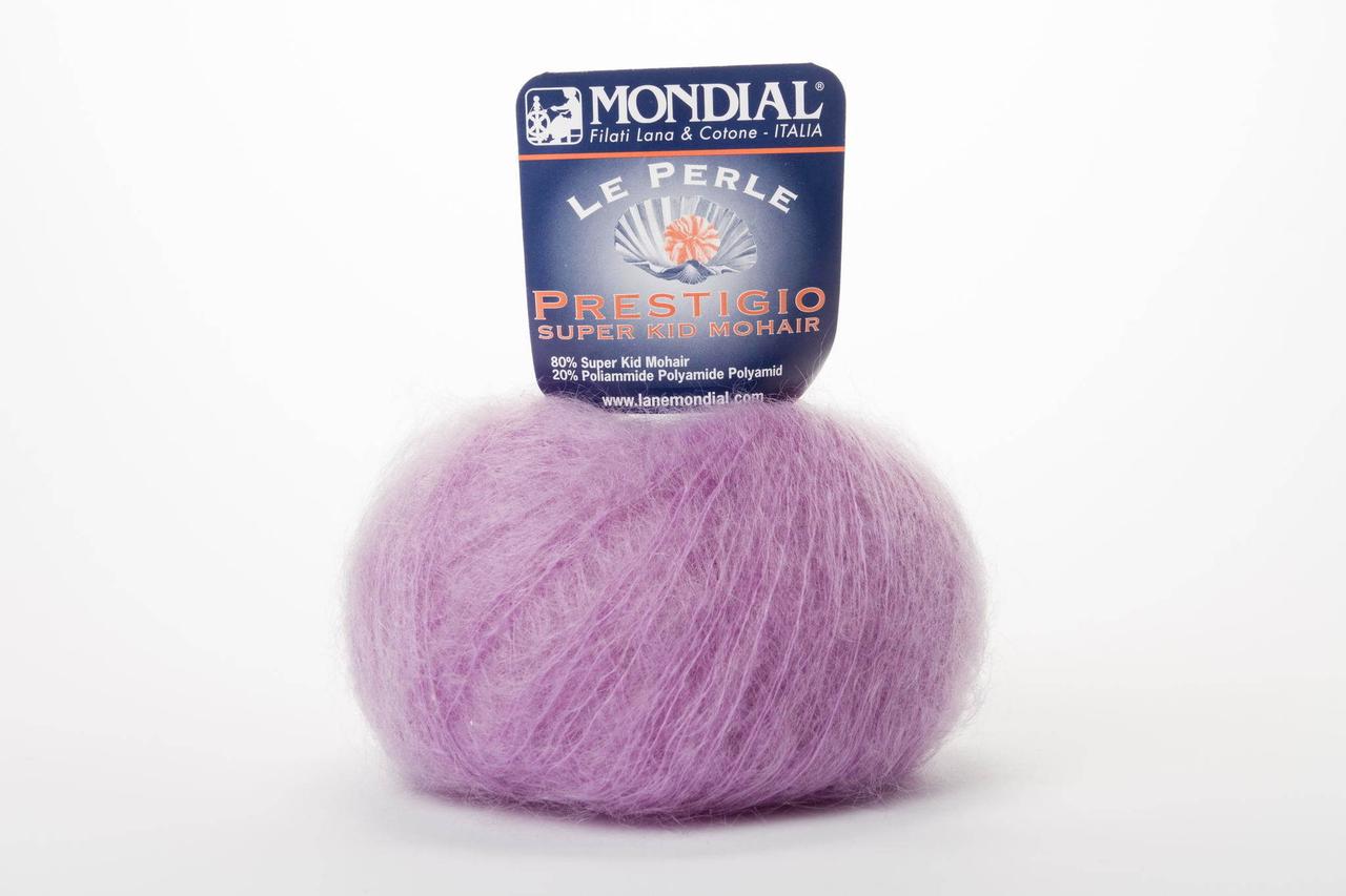 Пряжа Le Mondial Perle Prestigio 0778 бузок