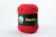 Напівшерстяна Пряжа Vita Smile, Color No.3515 червоний
