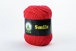 Пряжа напіввовняна Vita Smile, Color No.3515 червоний