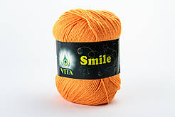 Пряжа напіввовняна Vita Smile, Color No.3518 оранж