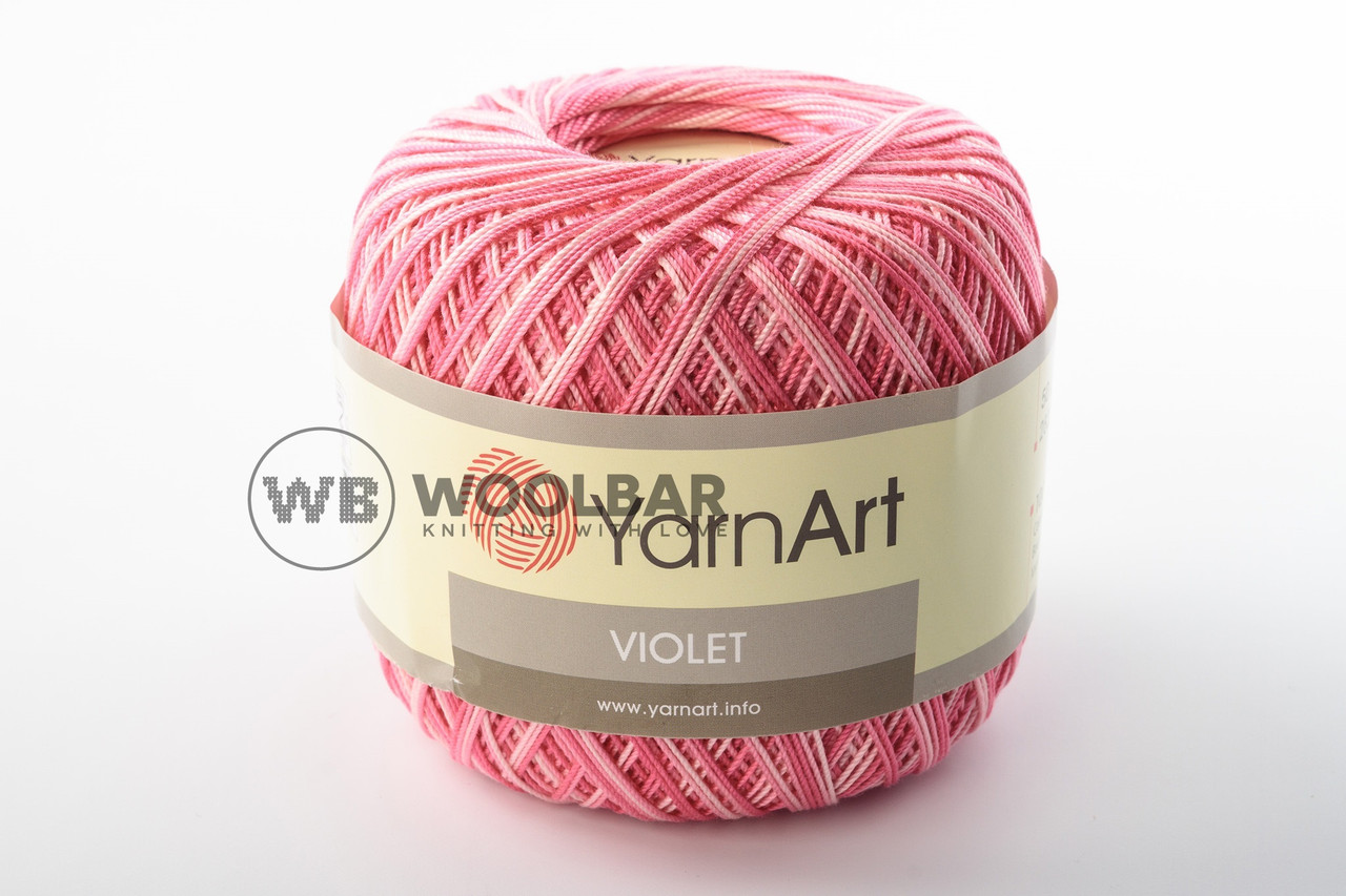 Пряжа YarnArt Violet Melange 0377 яскраво-рожевий меланж