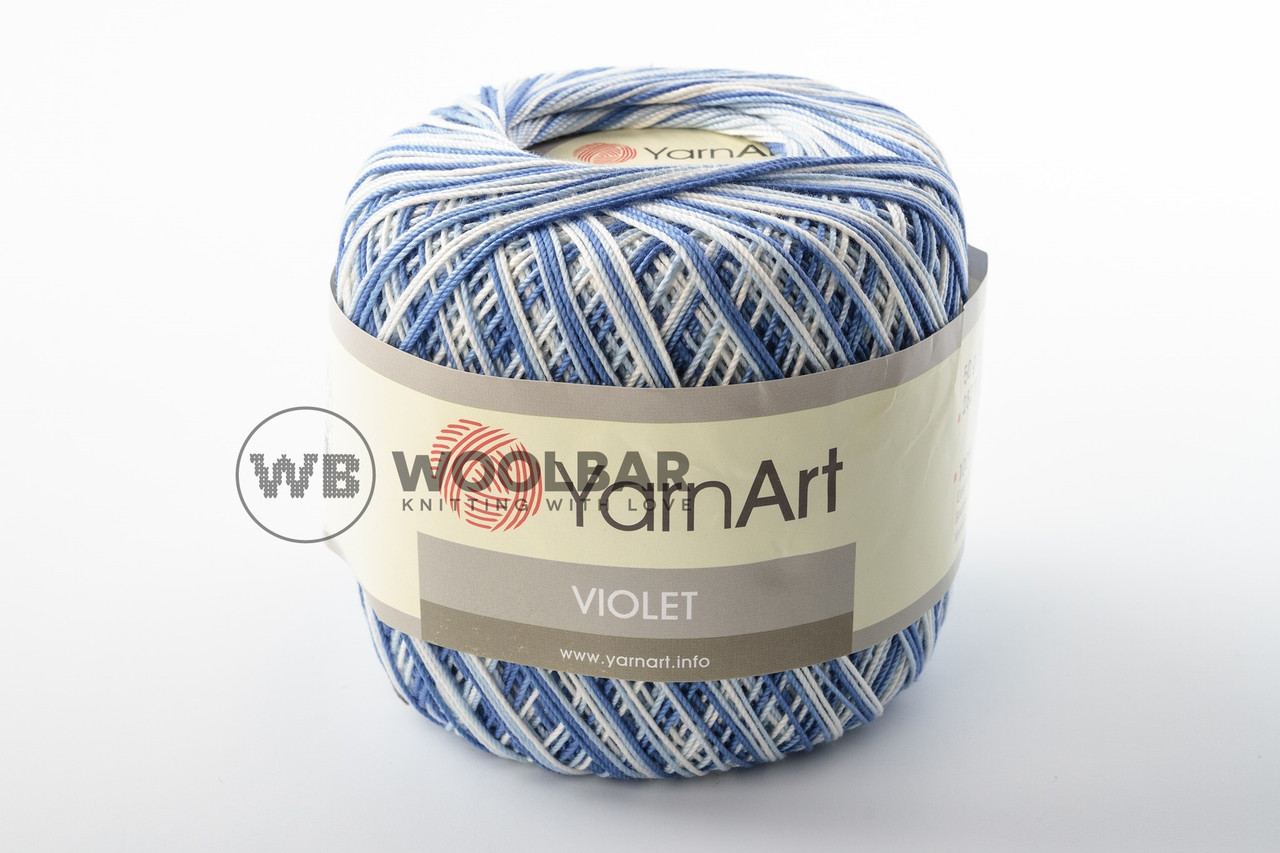 Пряжа YarnArt Violet Melange 5355 синьо-блакитний меланж