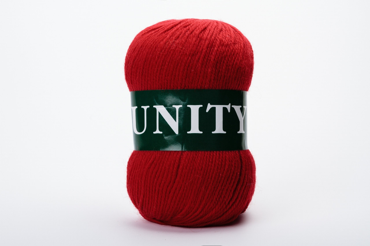 Пряжа вовняна Vita UNITY, Color No.2004 червоний, фото 1