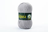 Пряжа Vita Alpapa wool 2988 чорно-білий мікс, фото 7