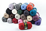 Пряжа вовняна Vita Alpapa wool, Color No.2989 чорно-сірий мікс, фото 2