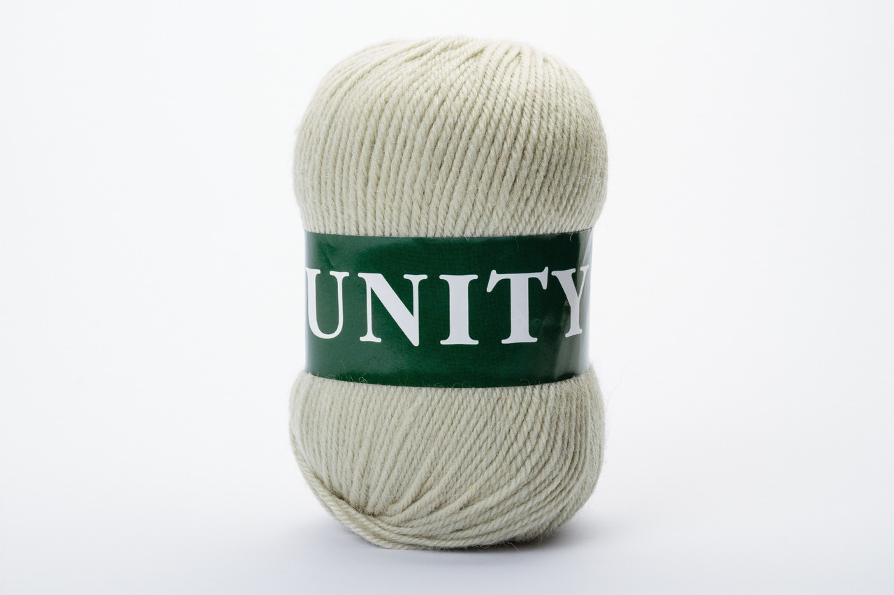 Пряжа вовняна Vita UNITY, Color No.2031 блідий оливковий