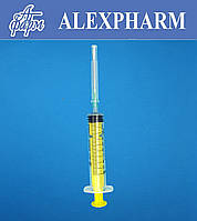 Шприц одноразовий 10мл Luer з голкою 21G  0,8*40мм уп/100шт