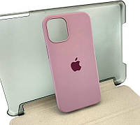 Чехол на iPhone 12 mini накладка бампер противоударный Original Silicone Case сиреневый