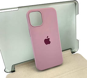 Чехол на iPhone 12 mini накладка бампер противоударный Original Silicone Case сиреневый
