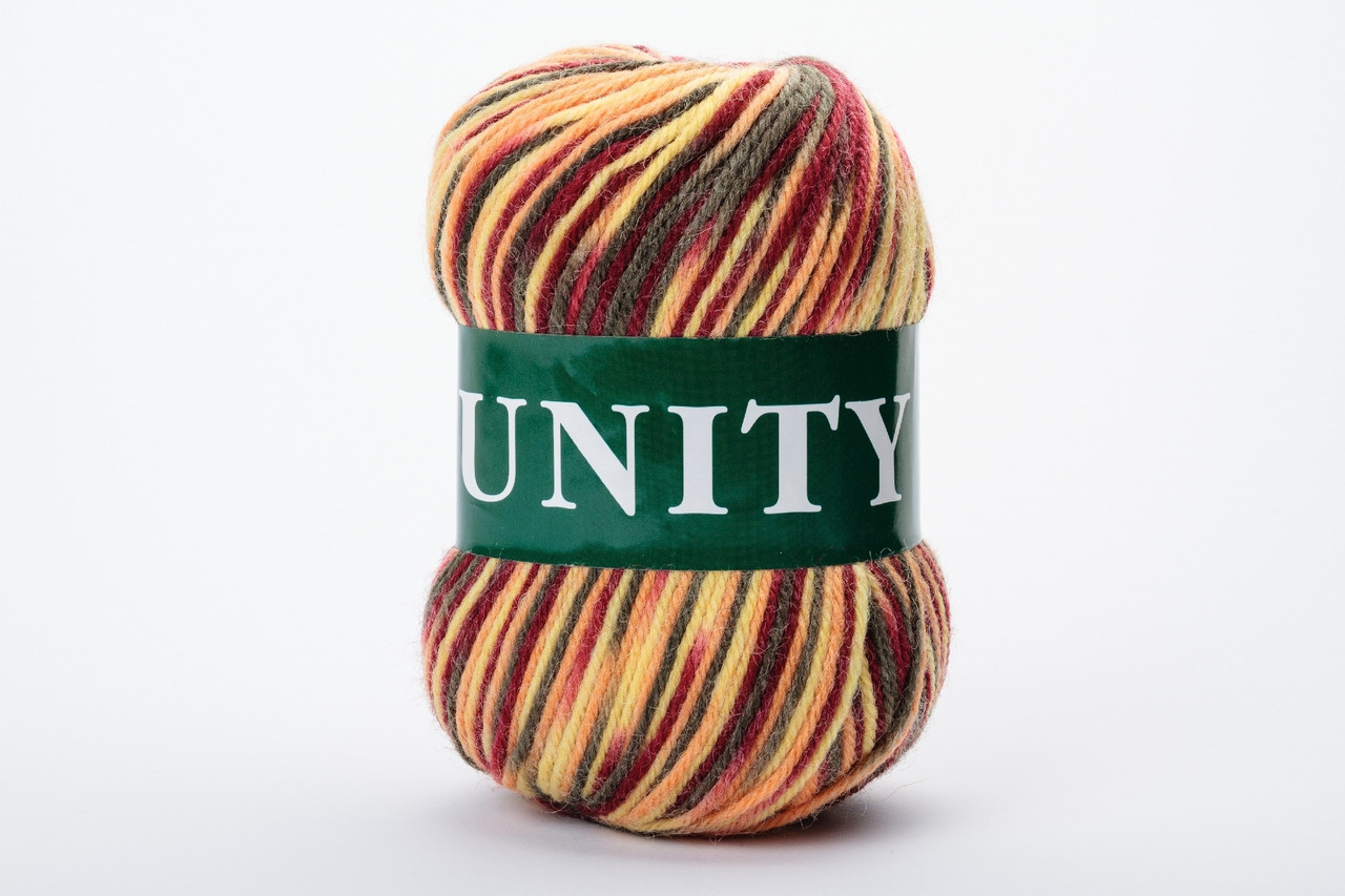 Пряжа вовняна Vita UNITY, Color No.2050 меланж пізнього осінь