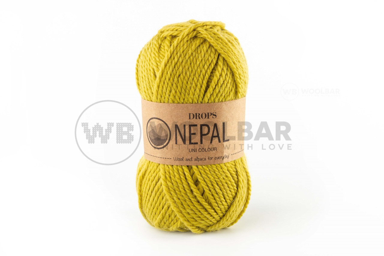 Пряжа Drops - Nepal 8038 світло-оливковий