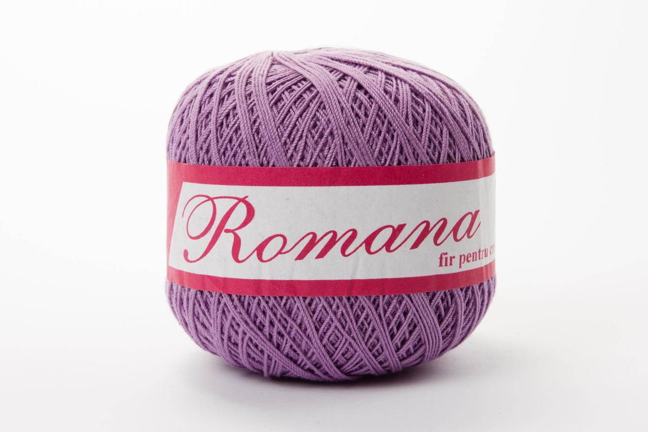 Пряжа Romanofir Romana 1224 бузковий