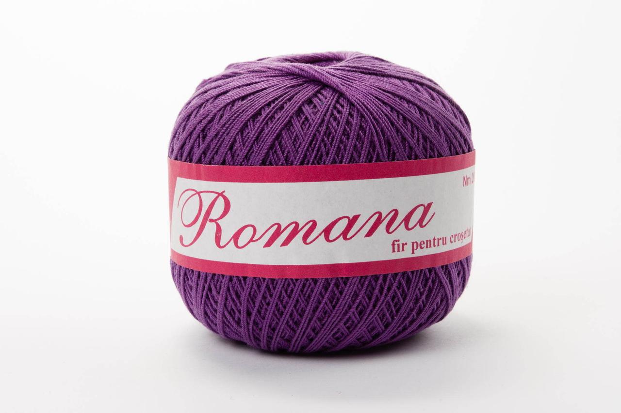 Пряжа Romanofir Romana 1226 фіолетовий