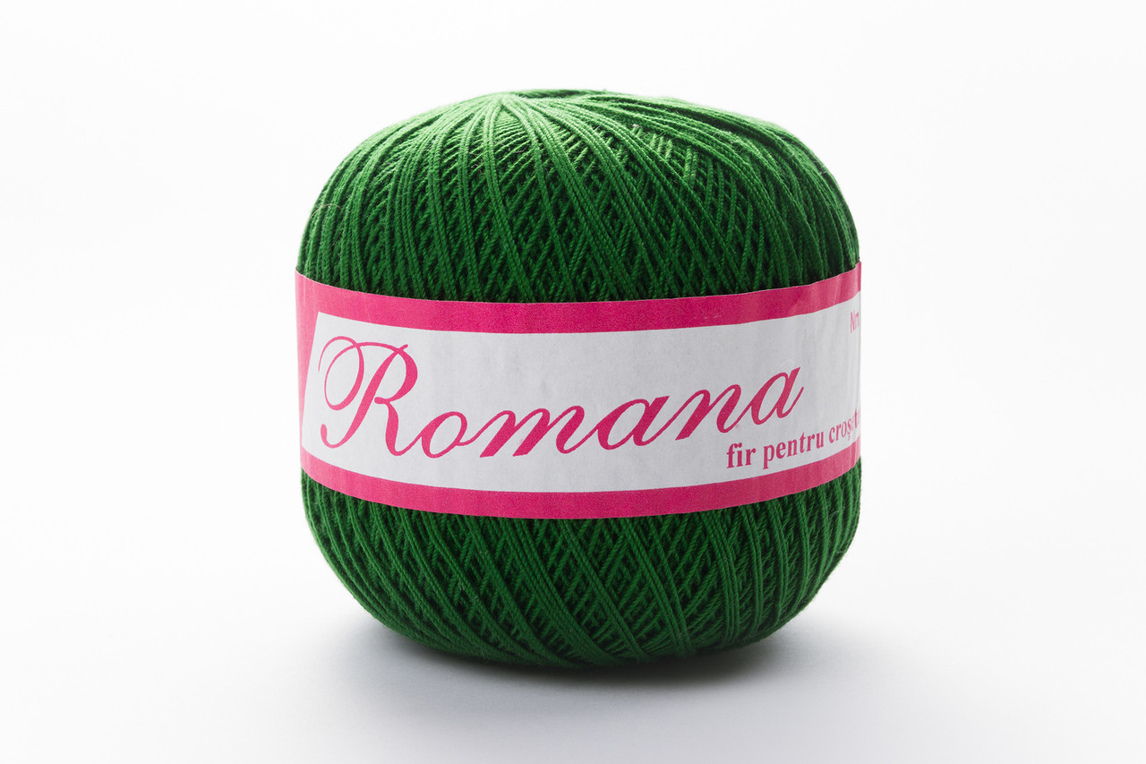 Пряжа Romanofir Romana 1257 трав'яний