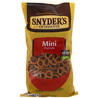 Snyder's, Мини претцели, без содержания жира, 255,2 г (9 oz)