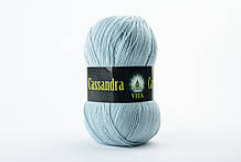 Пряжа вовняна Vita Cassandra, Color No.3609 блакитний