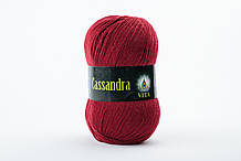 Пряжа вовняна Vita Cassandra, Color No.3614 бордо