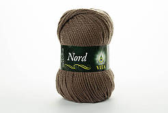 Пряжа напіввовняна VITA Nord, Color No.4771 коричневий