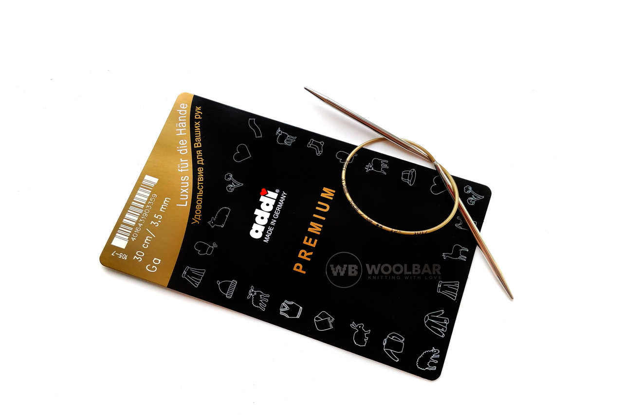 Addi 105-7/30-3.50 Спиці круглі супергладкі, 30 см, 3.50 мм, фото 1