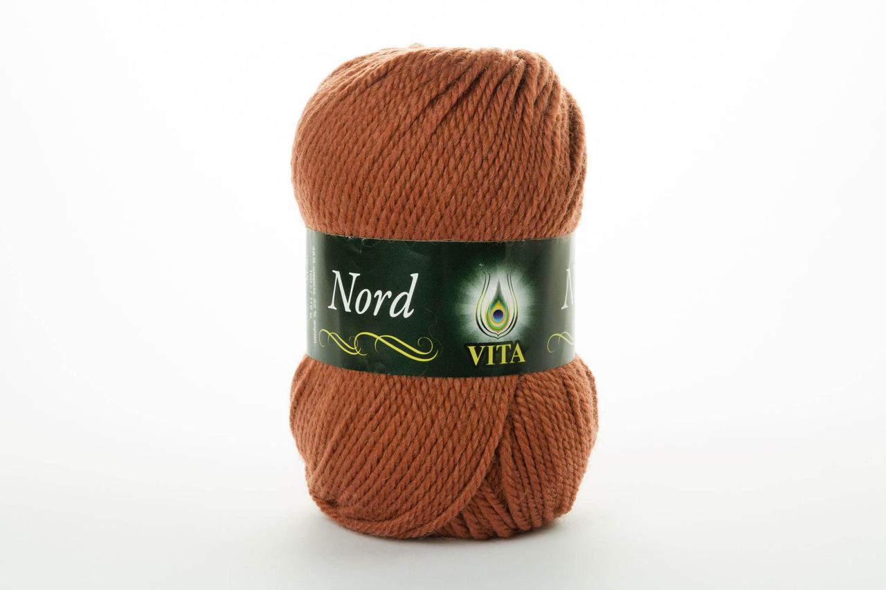Напівшерстяна Пряжа VITA Nord, Color No.4778 теракот