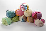 Пряжа Mondial Delicata Baby Color, Color No.0980 жовто-рожевий меланж, фото 3