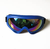 Лыжная маска горнолыжные очки велосипедные очки мото маска синий