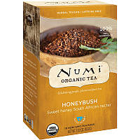 Numi Tea, Органический чай, ханибуш, без кофеина, 18 пакетиков