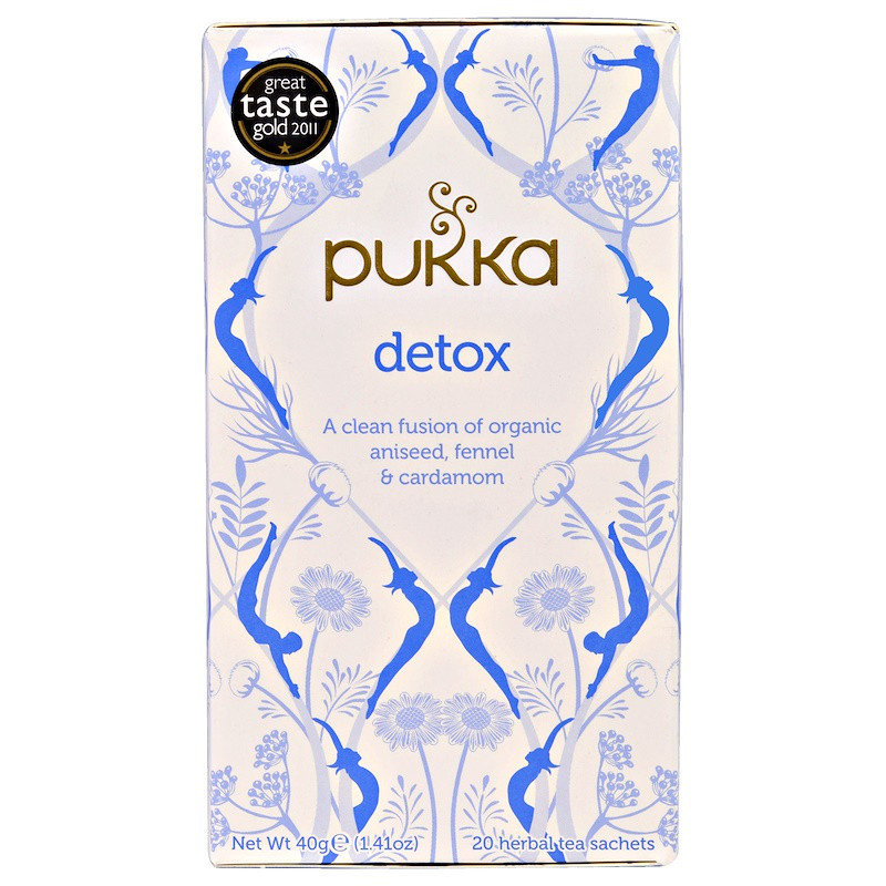 Pukka Herbs, Детокс, чай из аниса, фенхеля и кардамона органического происхождения, без кофеина, 20 пакетиков - фото 1 - id-p1294011645