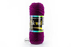 Пряжа Color City Yak wool 9909 фіолетовий мікс