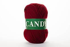 Пряжа вовняна Vita Candy, Color No.2508 темний бордо
