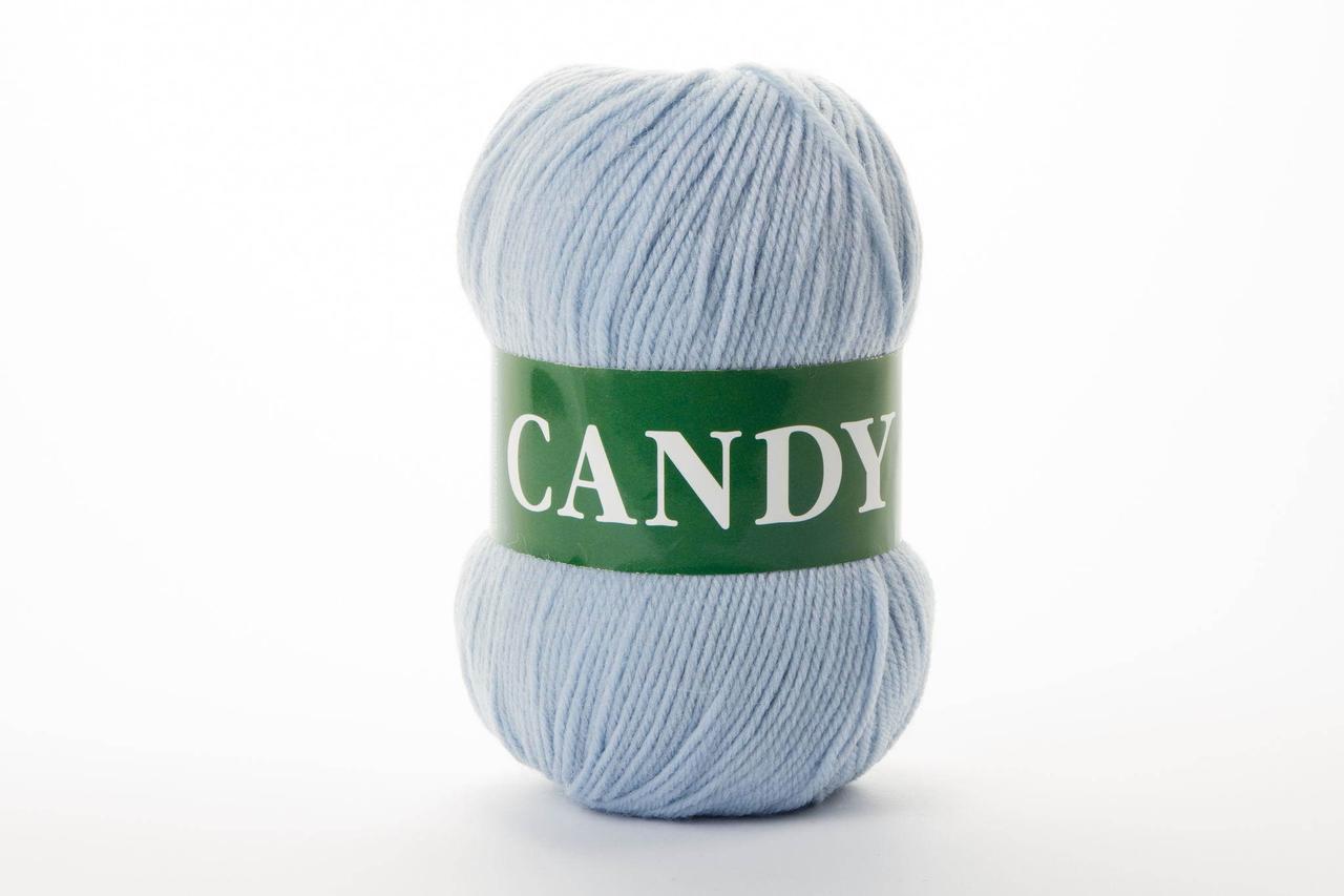 Пряжа вовняна Vita Candy, Color No.2521 світло-блакитний