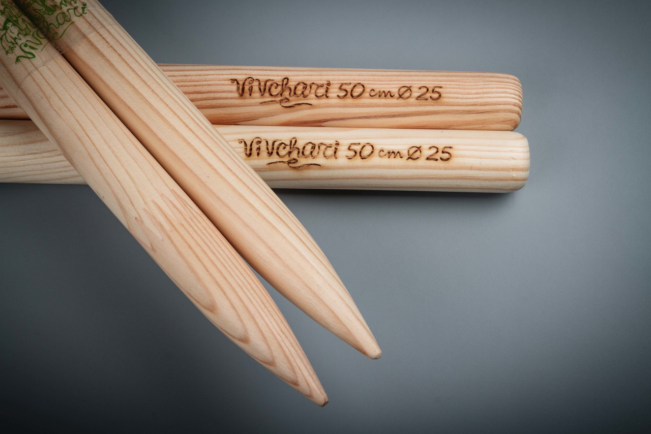Vivchari Спиці дерев'яні, 25 мм, 50 см