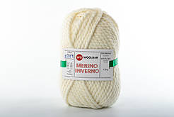 Пряжа Woolbar Merino Inverno 0201 білий