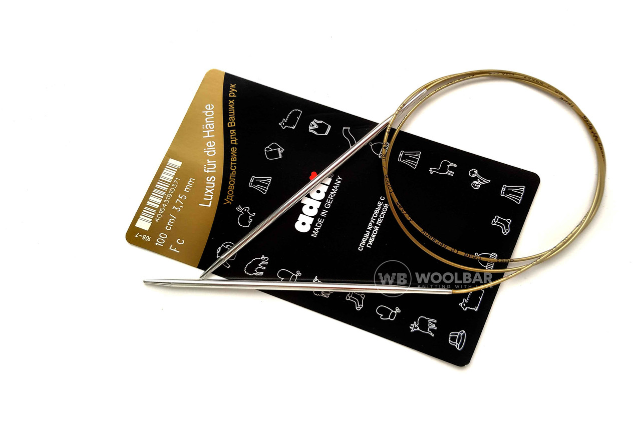 Addi 105-7/100-3.75 Спиці круглі супергладкі, 100 см, 3.75 мм, фото 1