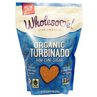Wholesome Sweeteners, Inc., Органический турбинадо, нерафинированный тростниковый сахар, 24 унции (680 г)