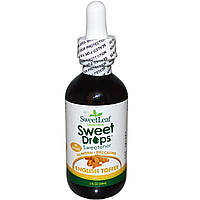 Стевия (вкус карамели), Liquid Stevia, Wisdom Natural, 60 мл