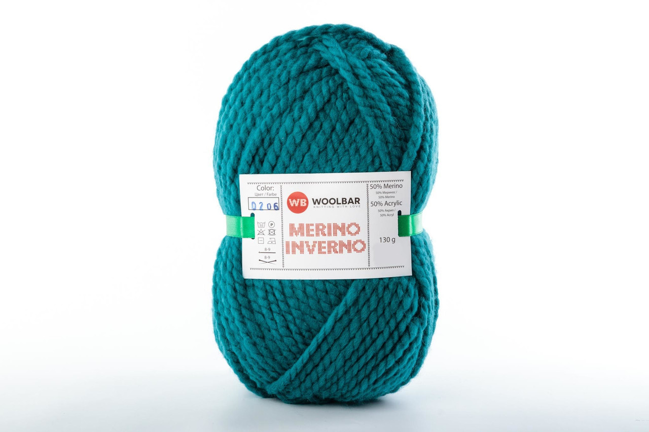 Пряжа Woolbar Merino Inverno 0206 яскрава бира