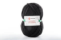 Пряжа Woolbar Merino Inverno 0216 чорний