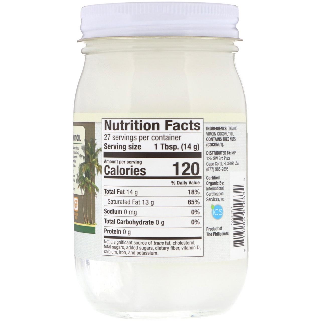 Dr. Mercola, Органическое кокосовое масло холодного отжима, 16 жидких унций (480 мл) - фото 2 - id-p1294013105