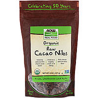 Now Foods, Organic, Raw Cacao Nibs, 0.8 oz (227 g)