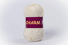 Пряжа бавовняна Vita Cotton Charm, Color No.4153 молочний