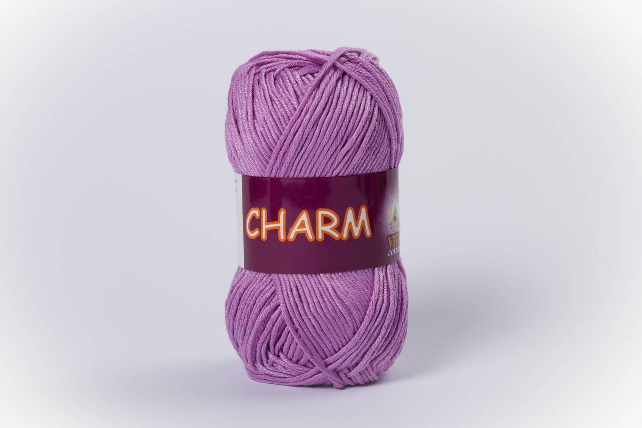 Пряжа бавовняна Vita Cotton Charm, Color No.4169 бузок