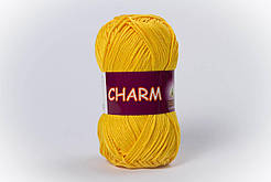 Пряжа бавовняна Vita Cotton Charm, Color No.4180 жовтий