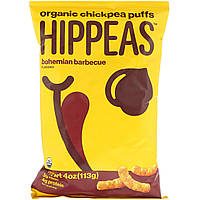 Hippeas, Organic Chickpea Puffs, Happenin' Hickory, 4 oz (113 g)