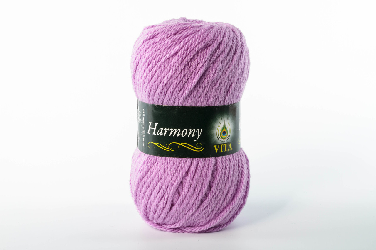 Пряжа напіввовняна VITA Harmony, Color No.6310 бузок