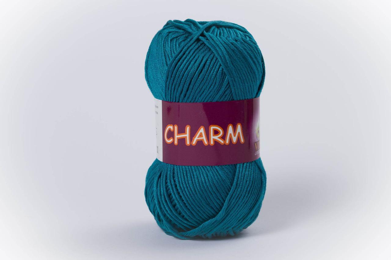 Пряжа бавовняна Vita Cotton Charm, Color No.4193 морська хвиля