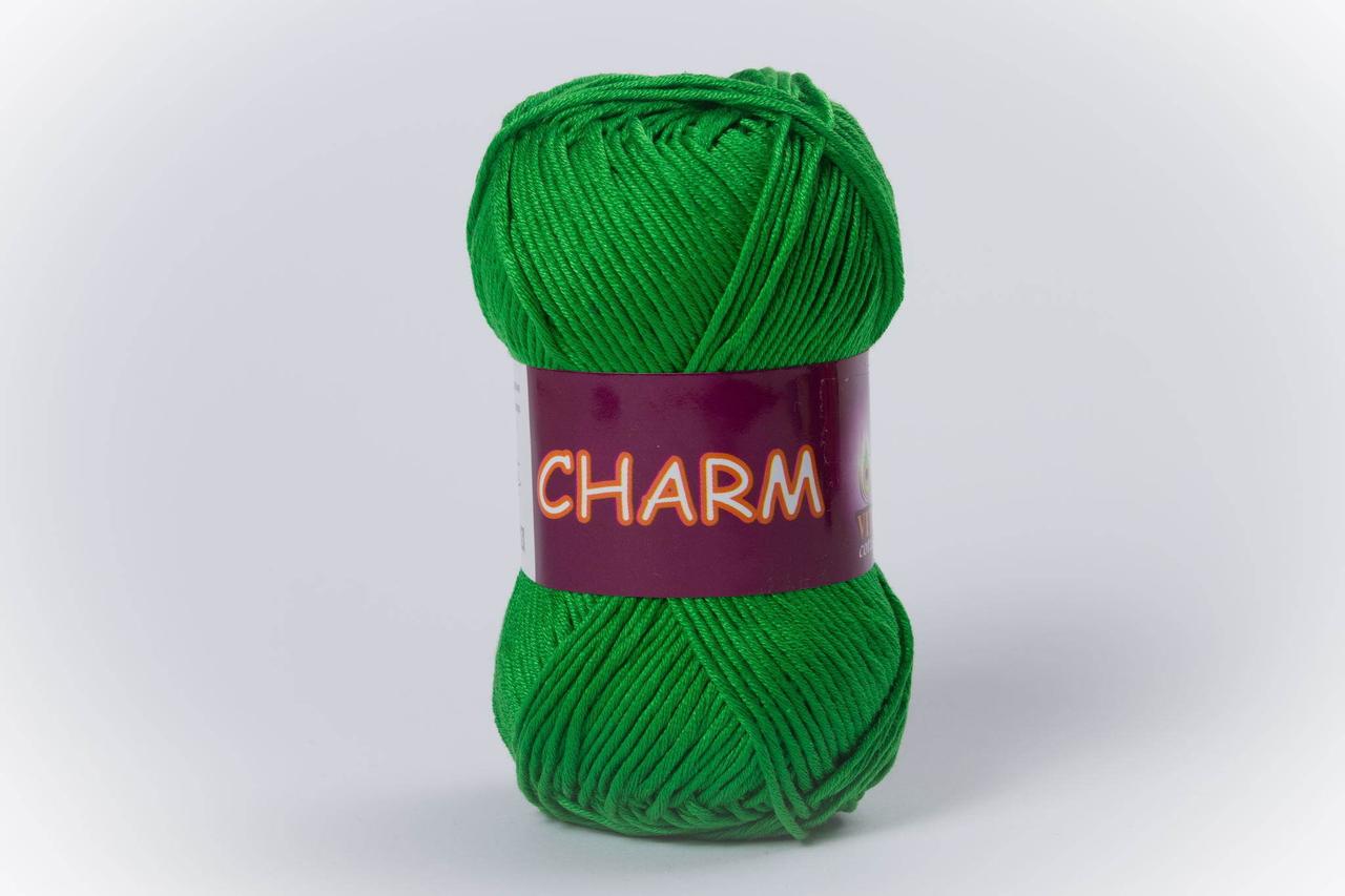 Пряжа бавовняна Vita Cotton Charm, Color No.4194 зелень