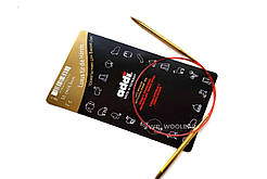 Addi 755-7/50-4.50 Спиці кругові з подовженим кінчиком позолочені, 50 см, 4.50 мм